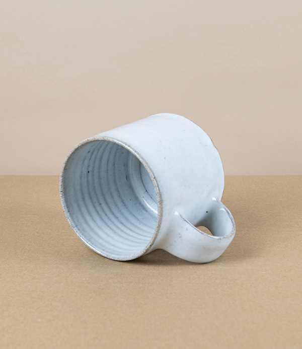 Symy Ong Hand-Thrown Mug, White