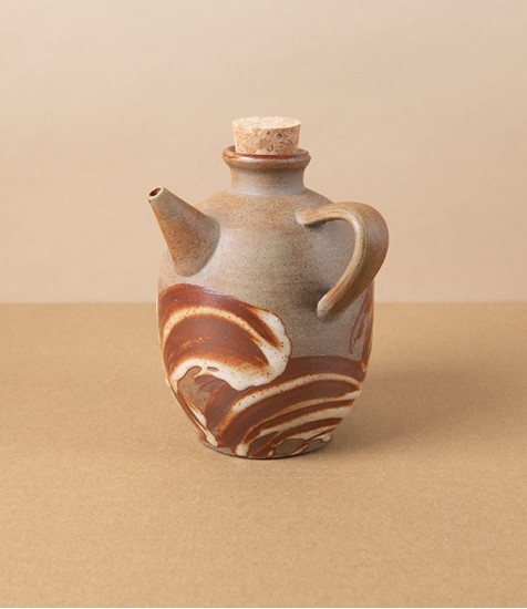 Symy Ong Hand-Thrown Oil Pourer, Shino