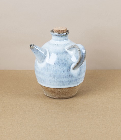 Symy Ong Hand-Thrown Oil Pourer, White