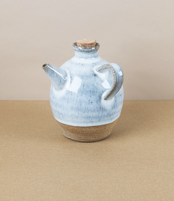 Symy Ong Hand-Thrown Oil Pourer, White