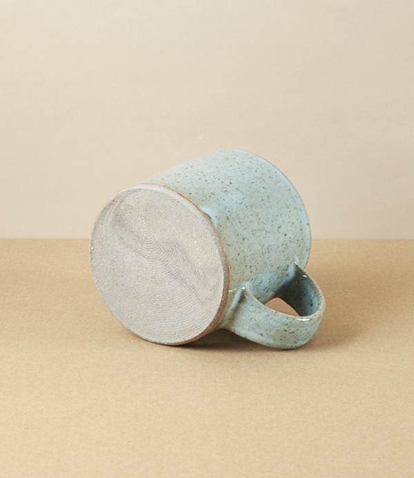 Symy Ong Hand-Thrown Mug, Blue Speckled