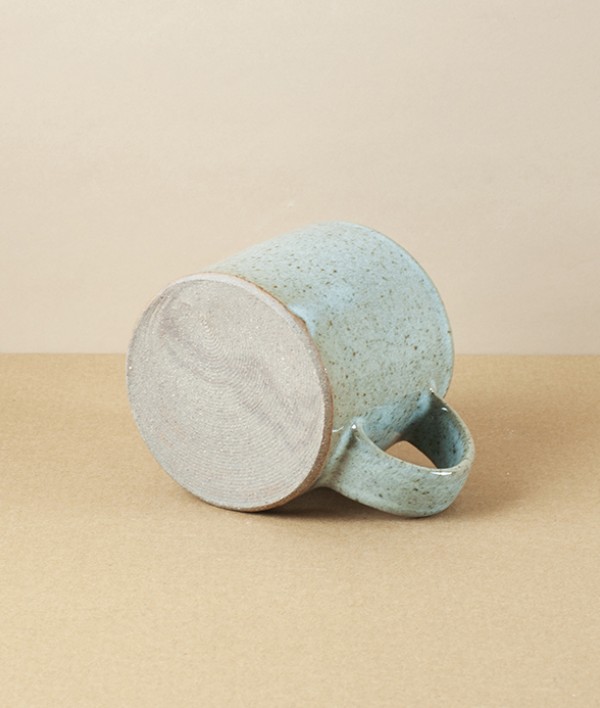 Symy Ong Hand-Thrown Mug, Blue Speckled