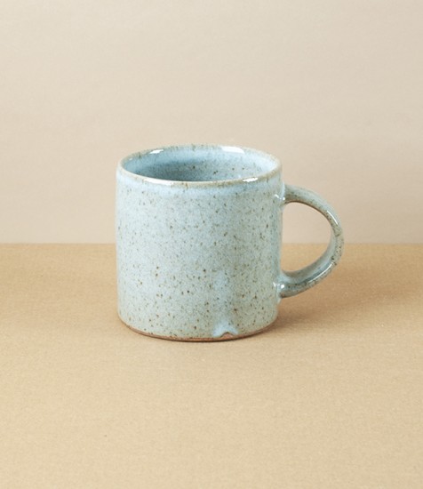 Symy Ong Hand-Thrown Mug, Blue Speckled