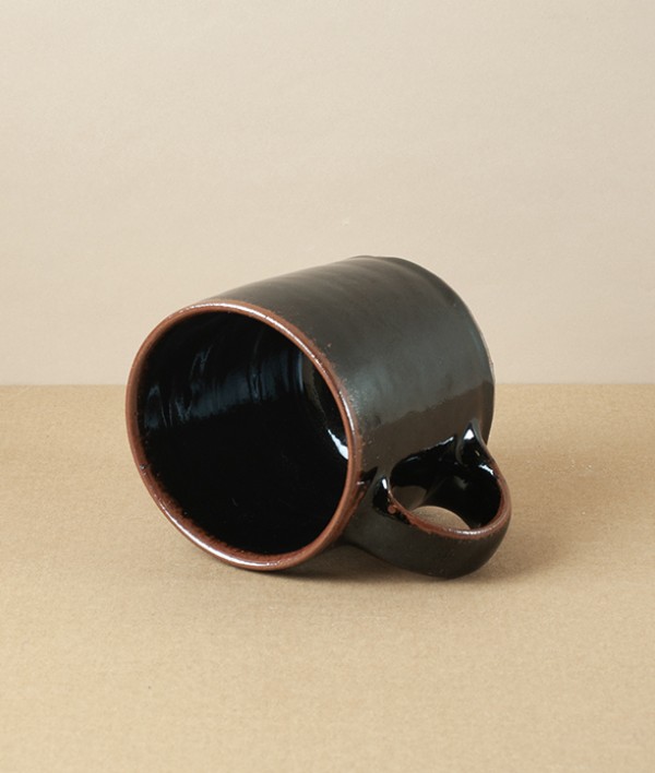 Symy Ong Hand-Thrown Mug, Tenmoku