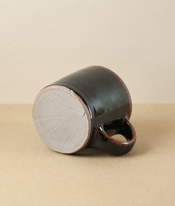 Symy Ong Hand-Thrown Mug, Tenmoku