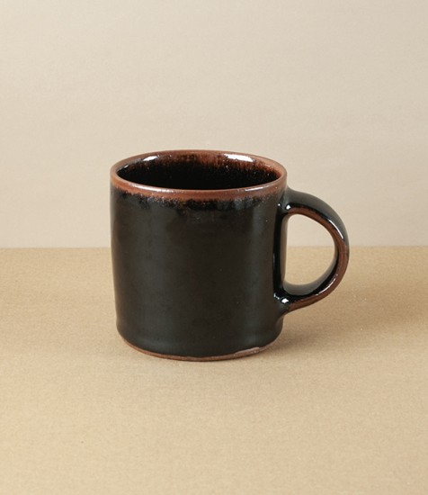 Symy Ong Hand-Thrown Mug, Tenmoku