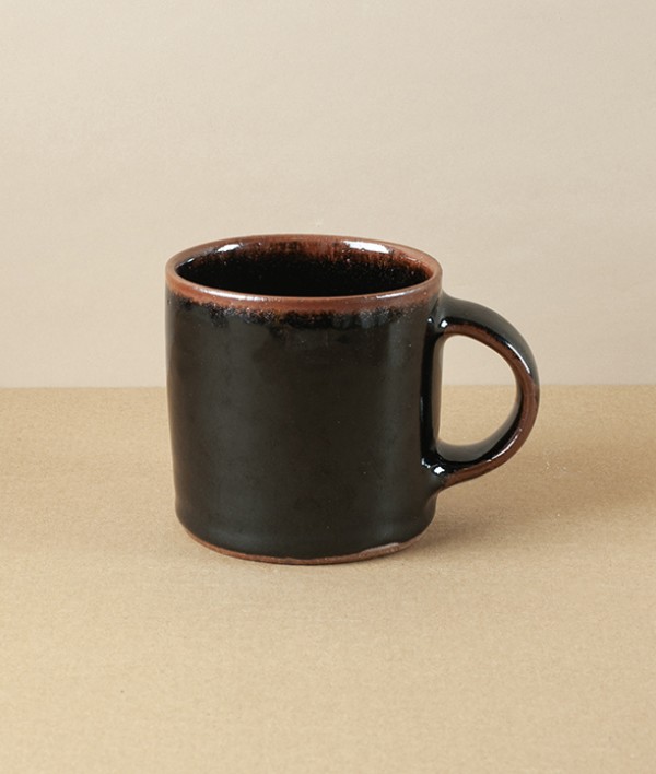 Symy Ong Hand-Thrown Mug, Tenmoku