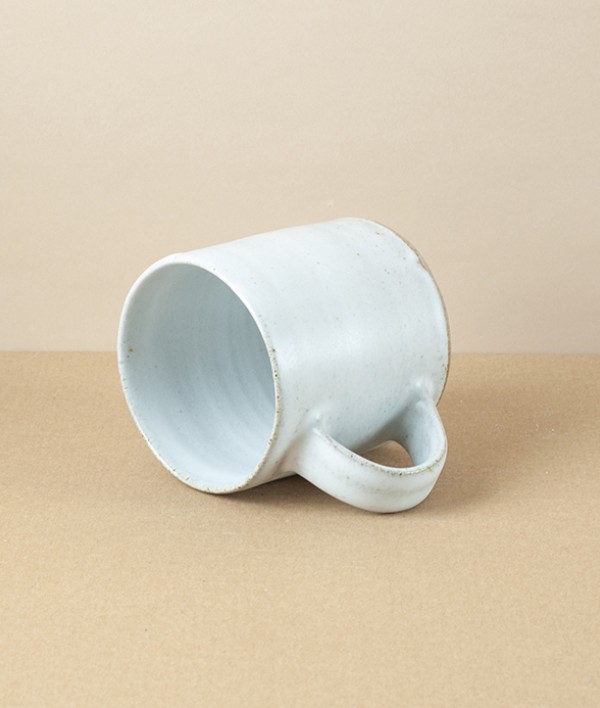 Symy Ong Hand-Thrown Mug, White