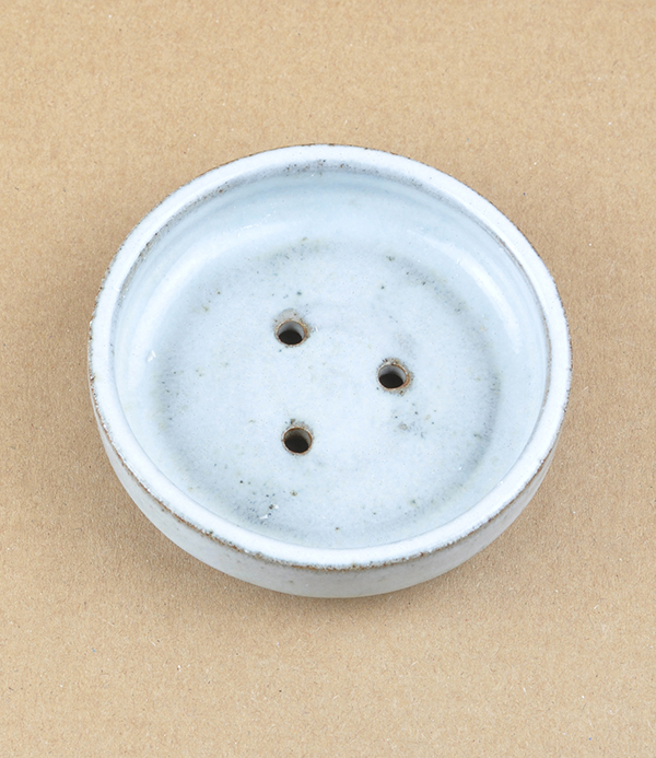 Symy Ong Circular Soap Dish, White