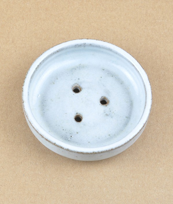 Symy Ong Circular Soap Dish, White