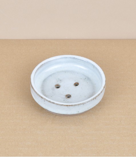 Symy Ong Circular Soap Dish, White