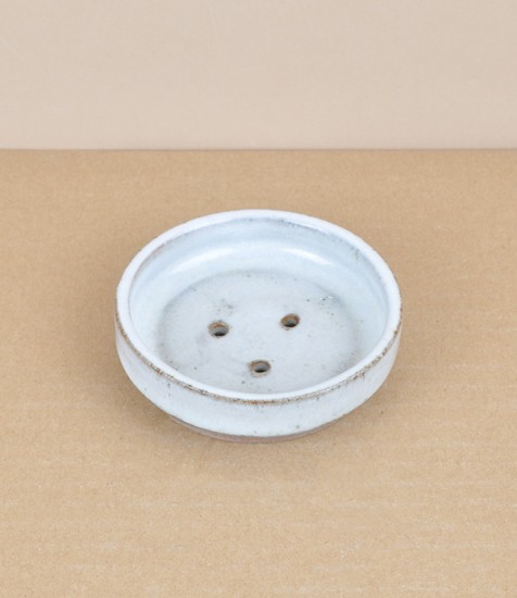 Symy Ong Circular Soap Dish, White