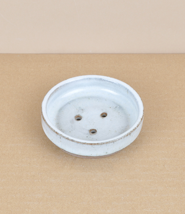 Symy Ong Circular Soap Dish, White