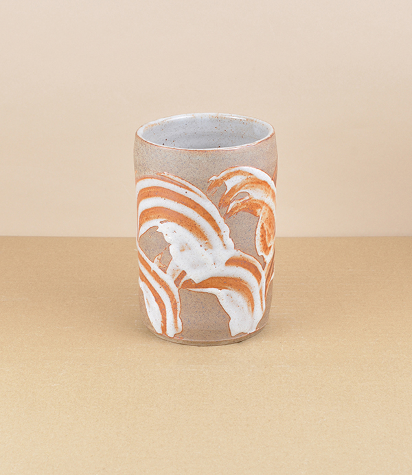 Symy Ong Hand-Thrown Utensil Pot, Shino