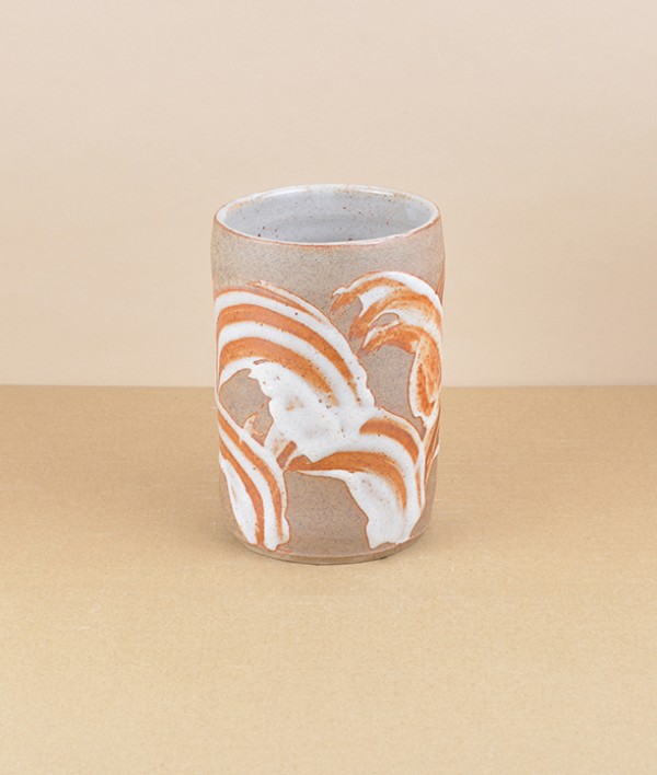 Symy Ong Hand-Thrown Utensil Pot, Shino