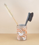 Symy Ong Hand-Thrown Utensil Pot, Shino