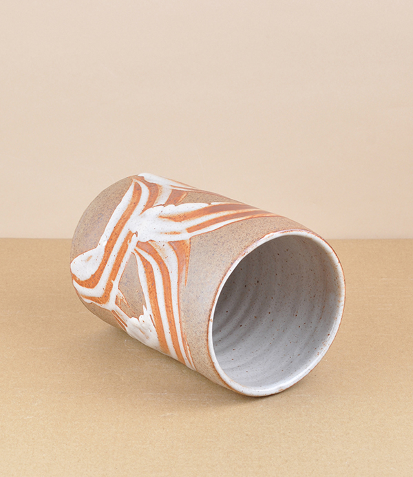 Symy Ong Hand-Thrown Utensil Pot, Shino
