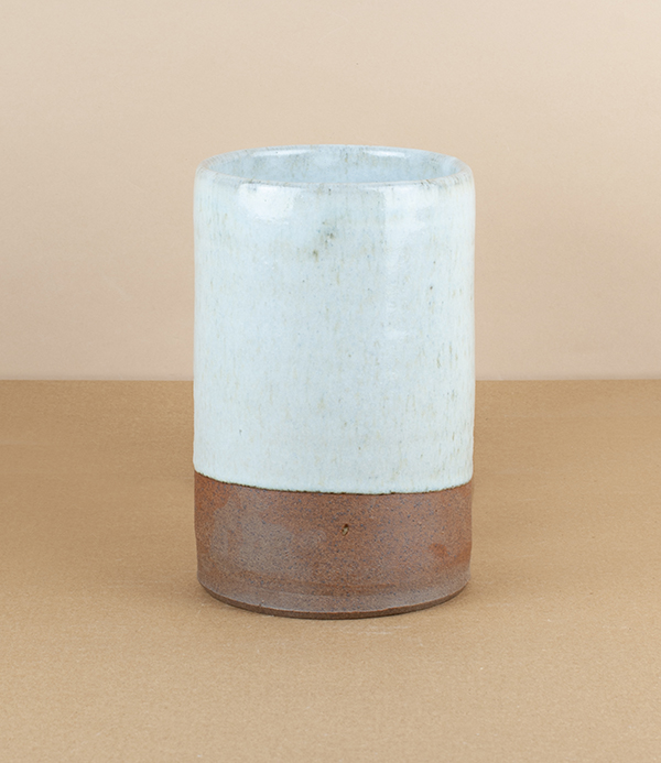 Symy Ong Hand-Thrown Utensil Pot, White