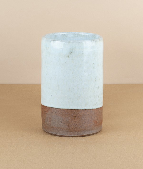 Symy Ong Hand-Thrown Utensil Pot, White