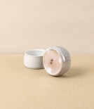 Hand-Thrown Tea Light Holder, Salt & Ash Glaze