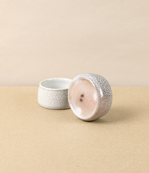 Hand-Thrown Tea Light Holder, Salt & Ash Glaze
