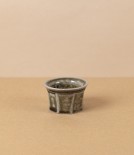 Hand-Thrown Faceted Candle Holder, Salt Glaze, Tea Light & Votive