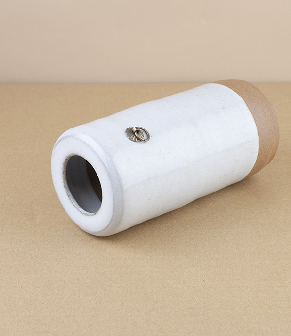 Symy Ong Wall-Hung Vase, White