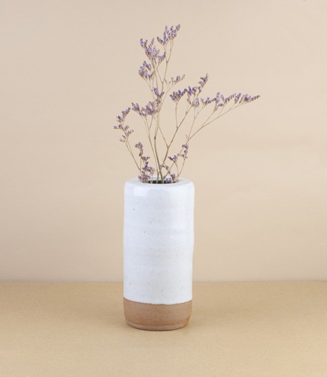 Symy Ong Wall-Hung Vase, White
