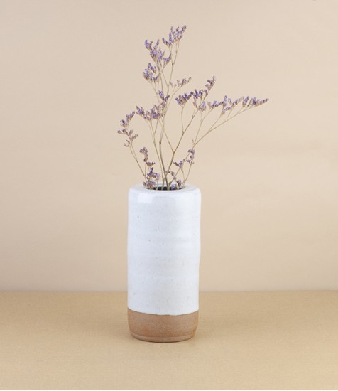 Symy Ong Wall-Hung Vase, White