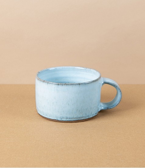 Symy Ong Hand-Thrown Wide Mug, Chun