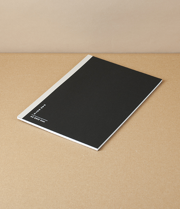 Taisei 'Pad Note' Notebook, A5 Grid, Black