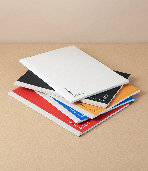 Taisei 'Pad Note' Notebook, A5 Grid, Black