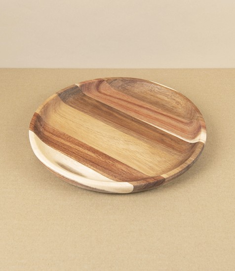 Plato Para Pulpo, Acacia Wood Tapas Plate, 22cm