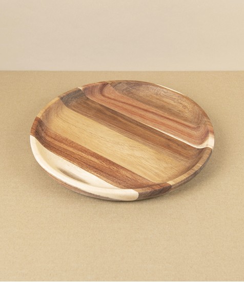 Plato Para Pulpo, Acacia Wood Tapas Plate, 22cm
