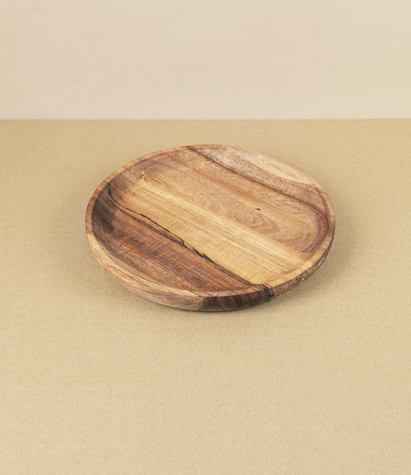 Plato Para Pulpo, Acacia Wood Tapas Plate, 18cm