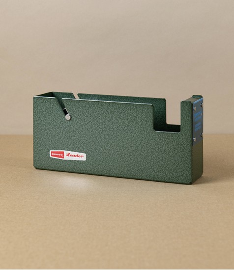 Penco Steel Tape Dispenser for Desktop or Wall, Large, Green