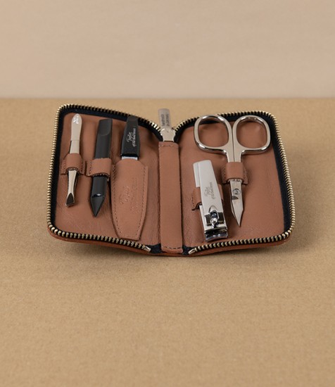 Taylor of Old Bond Street Manicure Set, in Leather Pouch