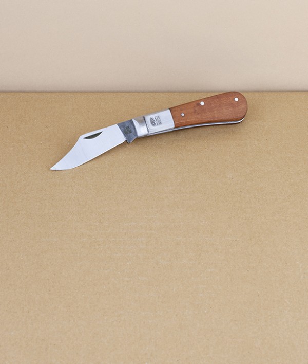 Barlow Knife with Hardwood Handle, Stainless Steel