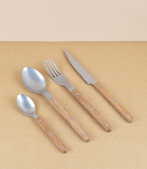 French teak handled cutlery set