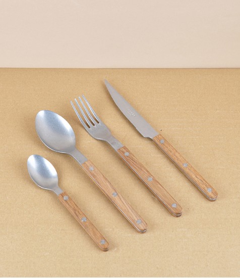 French teak handled cutlery set