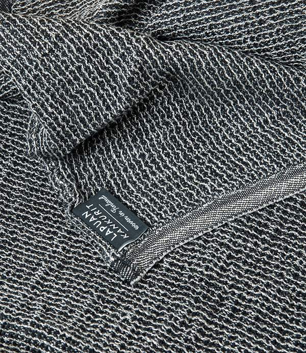 Finnish Linen & Tencel Bath Towel, Black