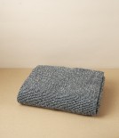 Finnish Linen & Tencel Bath Towel, Black