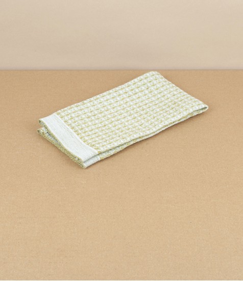 Finnish Linen & Tencel Dishcloth, Olive