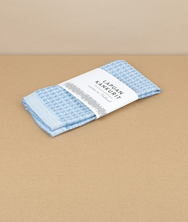 Finnish Linen & Tencel Dishcloth, Rainy Blue