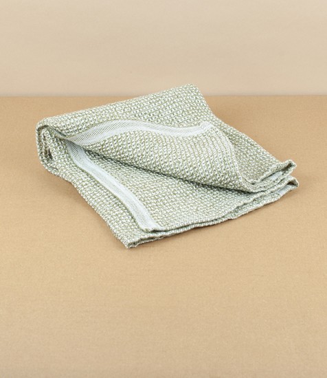 Finnish Linen & Tencel Hand Towel, Olive