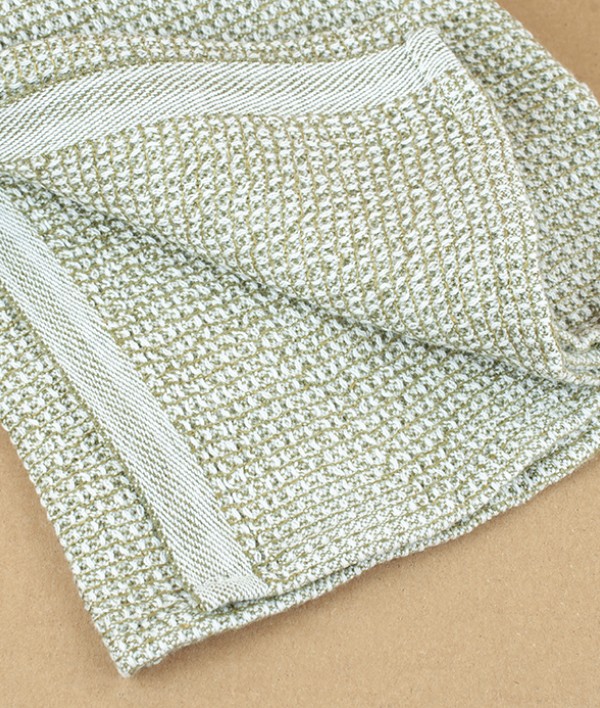 Finnish Linen & Tencel Hand Towel, Olive