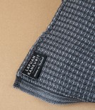 Finnish Linen & Tencel Kitchen Towel, Black & Grey
