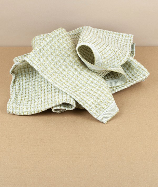 Finnish Linen & Tencel Kitchen Towel, Olive