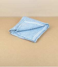 Finnish Linen & Tencel Kitchen Towel, Rainy Blue