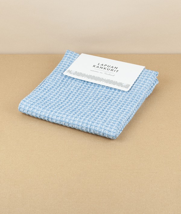 Finnish Linen & Tencel Kitchen Towel, Rainy Blue